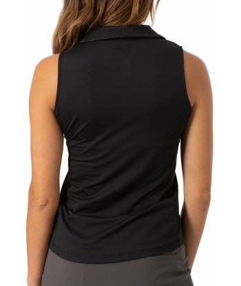 Golftini: Women's Sleeveless Fabulous Polo - Black Comment ça marche