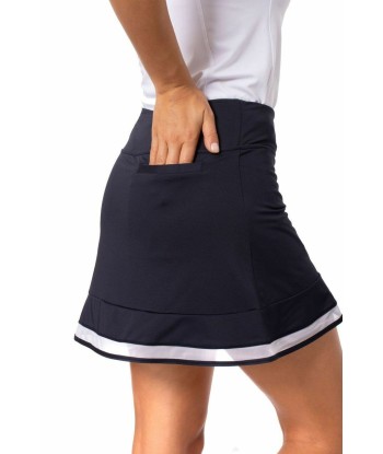 Golftini: Women's Top Golf Pull On Ruffle Stretch Skort - Navy 2024