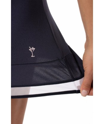 Golftini: Women's Top Golf Pull On Ruffle Stretch Skort - Navy 2024