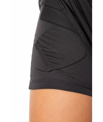 Golftini: Women's Top Golf Pull-On Mesh Trim Ruffle Skort - Black en ligne