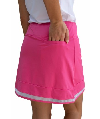 Golftini: Women's Top Golf Pull-On Ruffle Stretch Skort - Hot Pink basket pas cher