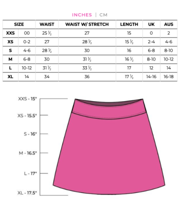 Golftini: Women's Top Golf Pull-On Ruffle Stretch Skort - Hot Pink basket pas cher