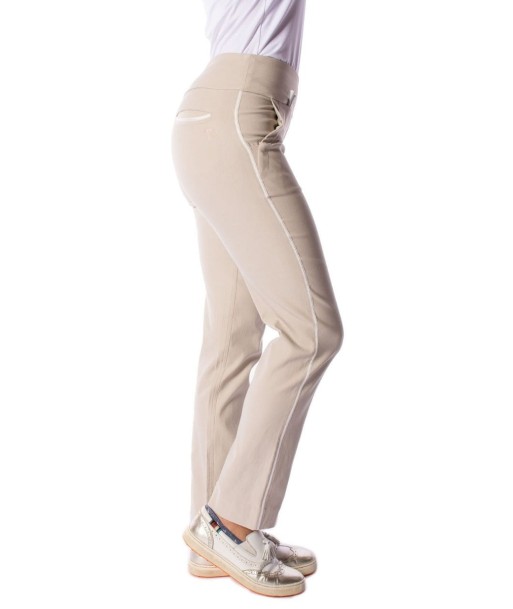 Golftini: Women's Trophy Pull-On Stretch Twill Pant - Khaki 50-70% off 