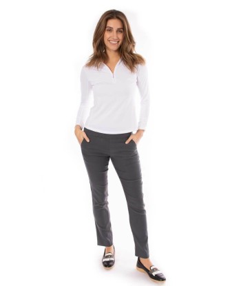 Golftini: Women's Trophy Pull-On Stretch Twill Pant - Charcoal Livraison rapide