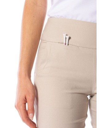 Golftini: Women's Trophy Pull-On Stretch Twill Pant - Khaki 50-70% off 