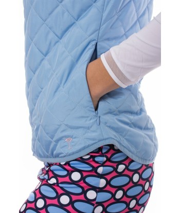 Golftini: Women's Wind Quilted Vest - Sky Blue Toutes les collections ici