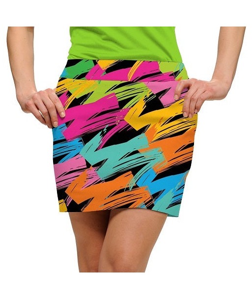 Loudmouth Golf: Women's StretchTech Skort - Broad Strokes (Size 6) Comment ça marche