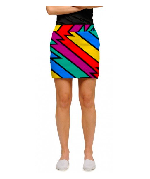 Loudmouth Golf: Women's StretchTech Skort - Captain Thunderbolt Faites des économies