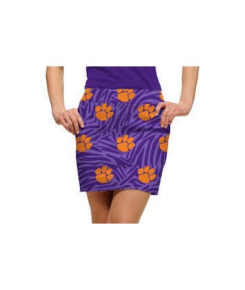 Loudmouth Golf: Women's StretchTech Skort - Clemson Paw Power (Size 0) s'inspire de l'anatomie humaine