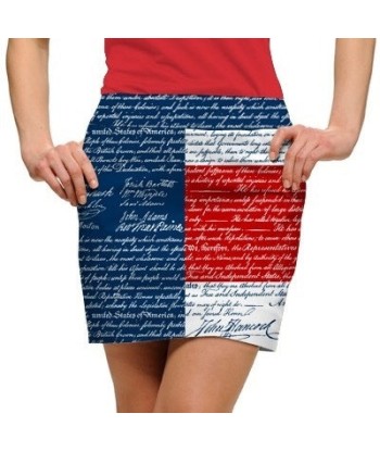 Loudmouth Golf: Women's StretchTech Skort - Declaration of Indepants En savoir plus