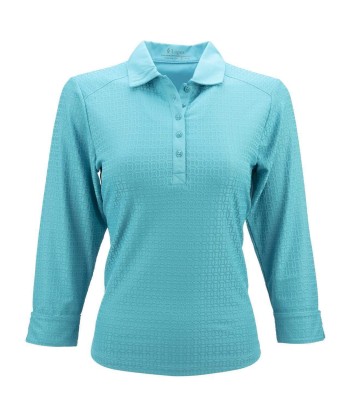 Nancy Lopez Golf: Women's 3/4 Sleeve Plus Polo - Journey À commander