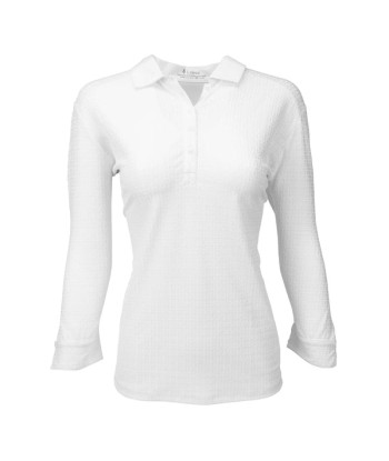 Nancy Lopez Golf: Women's 3/4 Sleeve Polo - Journey l'évolution des habitudes 