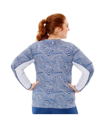 Nancy Lopez Golf: Women's Long Sleeve Plus Tee - Aspiration Print online