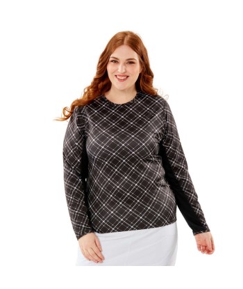 Nancy Lopez Golf: Women's Long Sleeve Plus Tee - Aspiration Prints pas chere