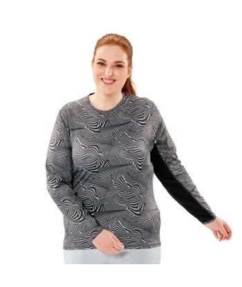 Nancy Lopez Golf: Women's Long Sleeve Plus Tee - Aspiration Print online