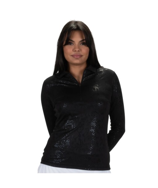 Nancy Lopez Golf: Women's Long Sleeve Sizzle Polo - Balance 50-70% off 