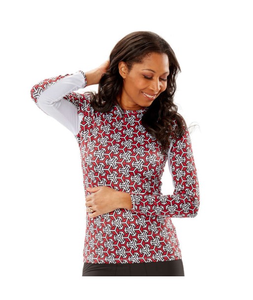 Nancy Lopez Golf: Women's Long Sleeve Tee - Aspiration Prints Découvrez la collection