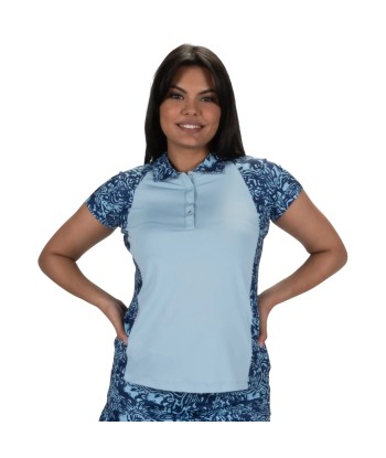 Nancy Lopez Golf: Women's Short Sleeve Polo - Congo est présent 