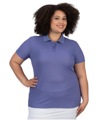 Nancy Lopez Golf: Women's Short Sleeve Plus Polo - Journey Comparez et commandez 