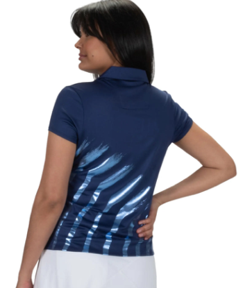 Nancy Lopez Golf: Women's Short Sleeve Polo - Safari livraison gratuite