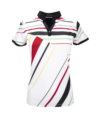 Nancy Lopez Golf: Women's Short Sleeve Polo - Sprite Livraison rapide