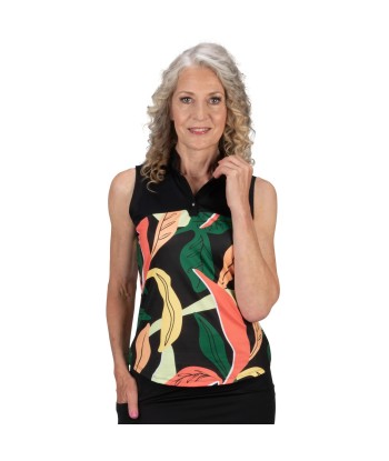 Nancy Lopez Golf: Women's Sleeveless Polo - Bahama Profitez des Offres !