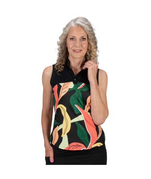 Nancy Lopez Golf: Women's Sleeveless Polo - Bahama Profitez des Offres !