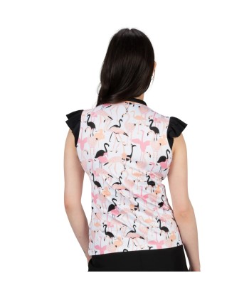 Nancy Lopez Golf: Women's Sleeveless Polo - Flamingo l'achat 