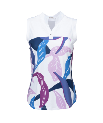 Nancy Lopez Golf: Women's Sleeveless Polo - Bahama Profitez des Offres !