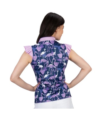 Nancy Lopez Golf: Women's Sleeveless Polo - Flamingo l'achat 