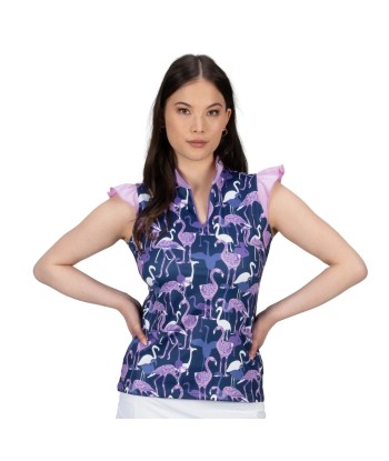 Nancy Lopez Golf: Women's Sleeveless Polo - Flamingo l'achat 