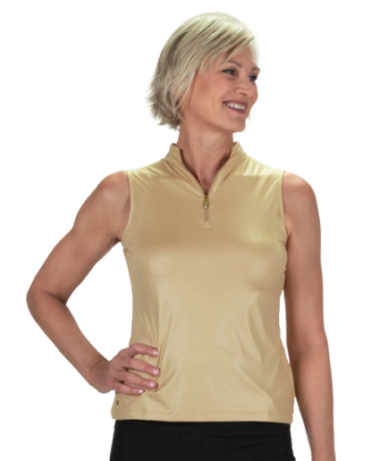 Nancy Lopez Golf: Women's Sleeveless Polo - Shine Jusqu'à 80% De Réduction