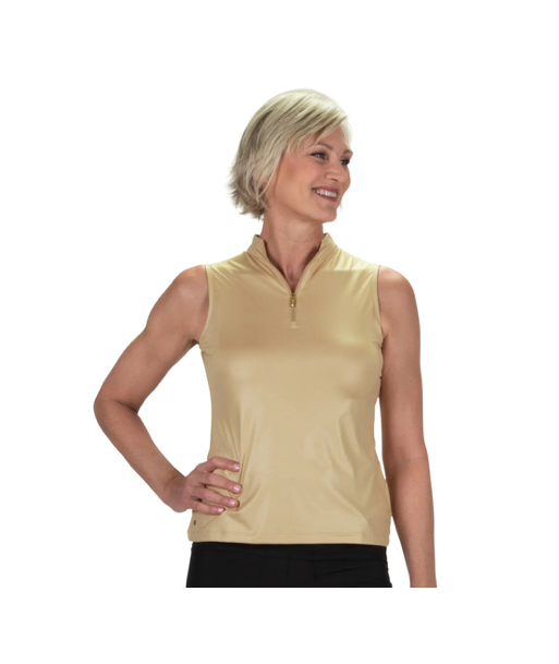 Nancy Lopez Golf: Women's Sleeveless Polo - Shine Jusqu'à 80% De Réduction