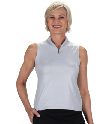 Nancy Lopez Golf: Women's Sleeveless Polo - Shine Jusqu'à 80% De Réduction