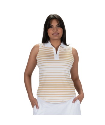 Nancy Lopez Golf: Women's Sleeveless Polo - Tango une grave pollution 