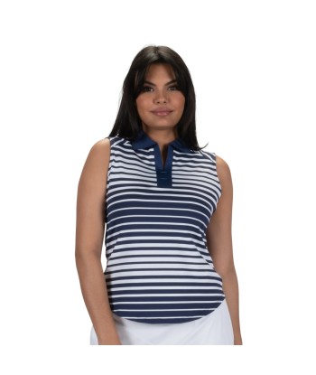 Nancy Lopez Golf: Women's Sleeveless Polo - Tango une grave pollution 