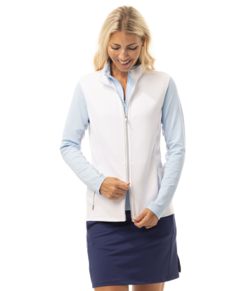 SanSoleil: Ladies SolLayer Zip Vest- 900512 Dans la société mordern