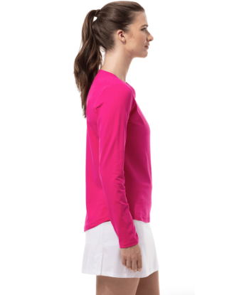 SanSoleil: Ladies Soltek Lux Long Diamond Neck Active Top - 900623 Venez découvrir notre 