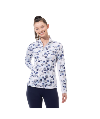 SanSoleil: Ladies SolShine Long Sleeve Mock - 900320 en linge