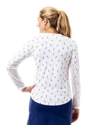 SanSoleil: Ladies UPF 50 SolCool Crew V-neck - 900428P hantent personnes