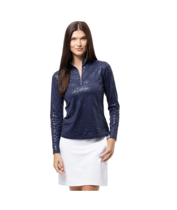 SanSoleil: Ladies SolShine Long Sleeve Mock - 900320 en linge