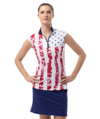 SanSoleil: Ladies UPF 50 SolCool Sleeveless Mock - 900471 online