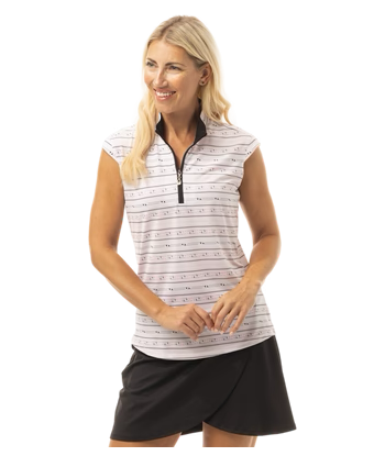 SanSoleil: Ladies UPF 50 SolCool Sleeveless Mock - 900471 online