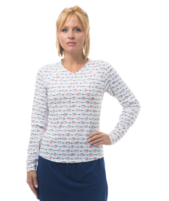 SanSoleil: Ladies UPF 50 SolCool Crew V-neck - 900428P hantent personnes