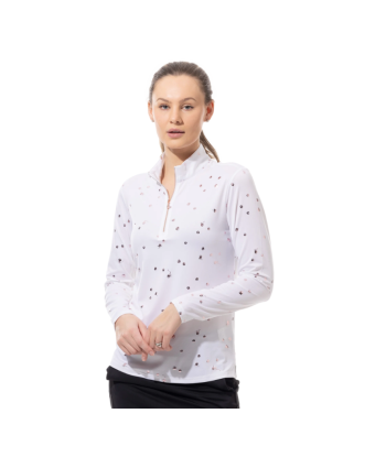 SanSoleil: Ladies SolShine Long Sleeve Mock - 900320 en linge