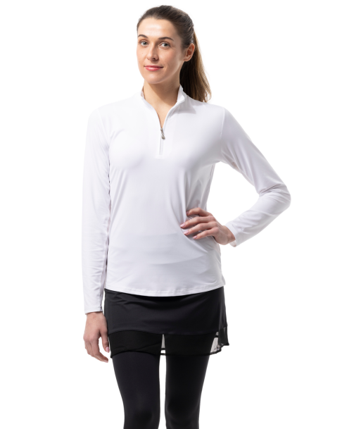 SanSoleil: Ladies UPF 50 SunGlow Zip Mock - 900434 Par le système avancé 