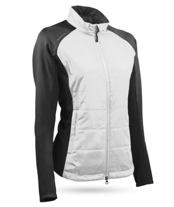 Sun Mountain: Women's Hybrid Jacket - White/Steel (Size Large) SALE Découvrez la collection