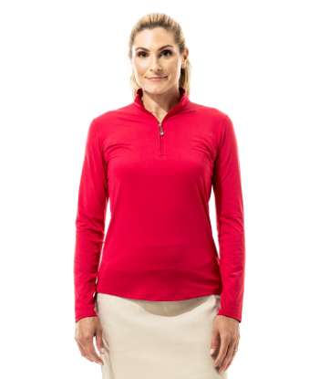 SanSoleil: Ladies UPF 50 SunGlow Zip Mock - 900434 Par le système avancé 