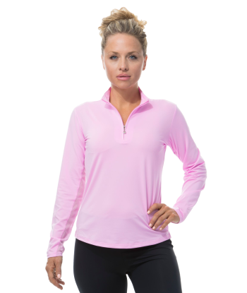 SanSoleil: Ladies UPF 50 SunGlow Zip Mock - 900434 Par le système avancé 