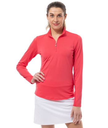 SanSoleil: Ladies UPF 50 SunGlow Zip Mock - 900434 Par le système avancé 